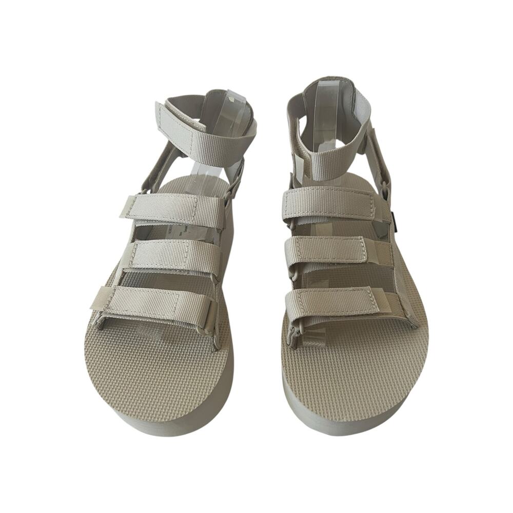 Teva Flatform Mevia Sandals In Birch Size 10 - Picture 4 of 11